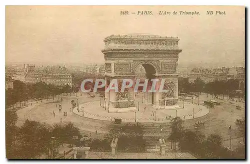 Cartes postales Paris l'Arc de Triomphe