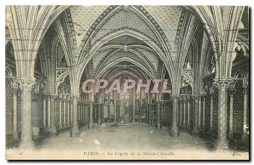 Ansichtskarte AK Paris la Crypte de la Sante Chapelle