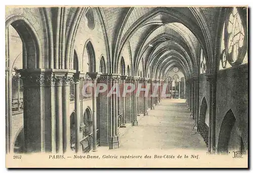 Ansichtskarte AK Paris Notre Dame Galerie superieure des Bas Cotes de la Nef