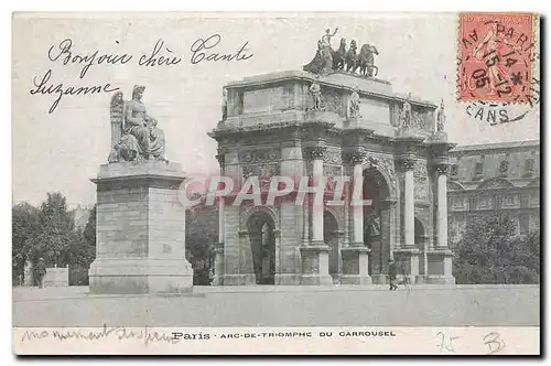 Cartes postales Paris Arc de Triomphe du Carrousel