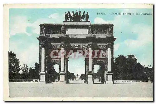 Ansichtskarte AK Paris l'Arc de Triomphe des Tuileries