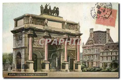 Cartes postales Paris l'Arc de Triomphe du Carrousel