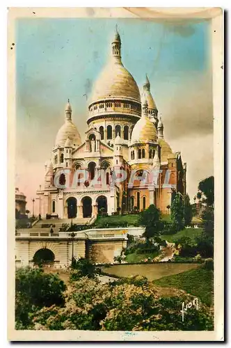 Ansichtskarte AK Paris en Flanant Basilique du Sacre Coeur de Montmartre