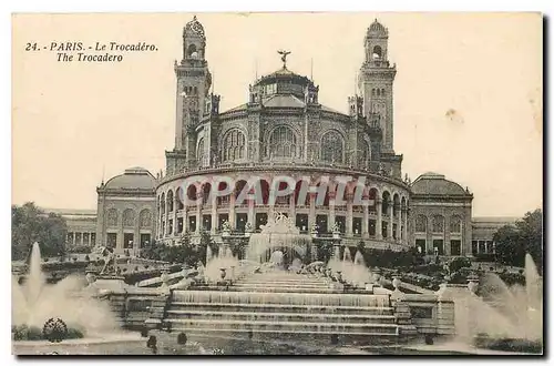 Cartes postales Paris Le Trocadero