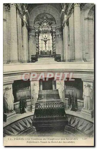 Cartes postales Paris Le Tombeau de l'Empereur aux Invalides