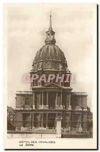 Ansichtskarte AK Hotel des Invalides Le Dome