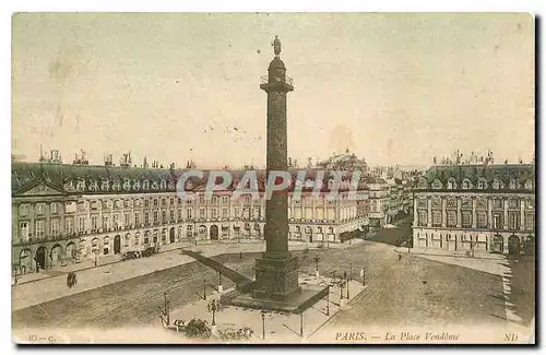 Cartes postales Paris La Place Vendome