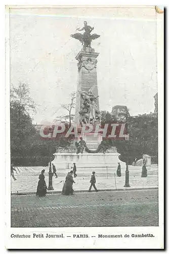 Ansichtskarte AK Petit Journal Paris Monument de Gambetta