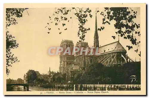 Ansichtskarte AK Paris Notre Dame l'Abside