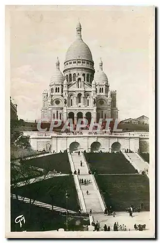 Ansichtskarte AK Paris et ses Merveilles Basilique du Sacre Coeur et nouveaux Jardins