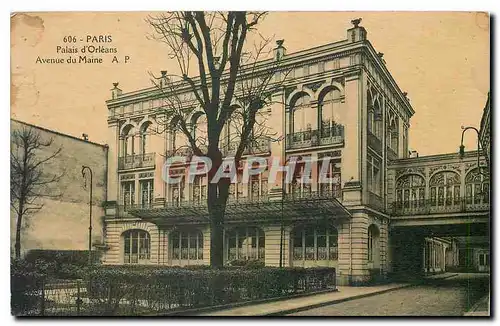 Cartes postales Paris Palais d'Orleand Avenue du Maine