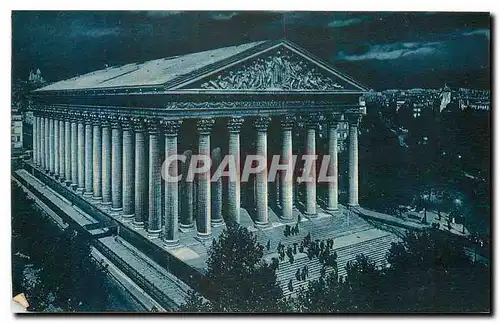 Ansichtskarte AK Paris la Nuit Eglise de la Madeleine