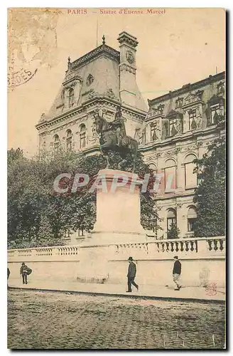 Ansichtskarte AK Paris Statue d'Etienne Marcel