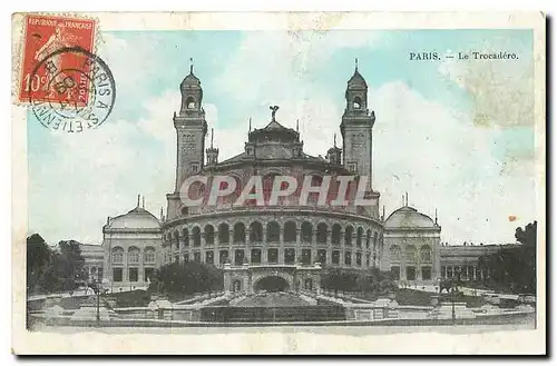 Cartes postales Paris La Trocadero