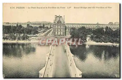 Cartes postales Paris Le Pont Royal et le Pavillon de Flore