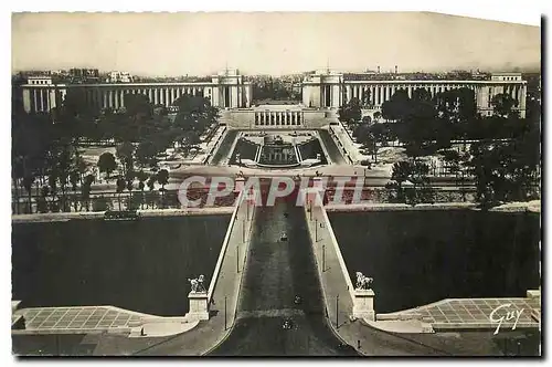 Ansichtskarte AK Paris et ses Merveilles Le Pont d'Iena et les Jardins du Palais de Chaillot