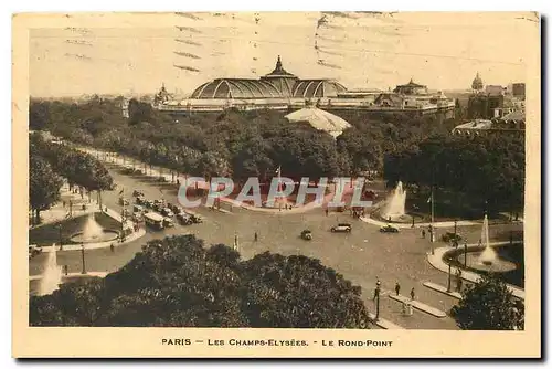 Cartes postales Paris Les Champs Elysees Le Rond Point