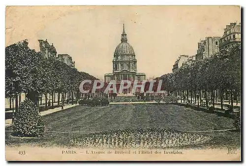 Ansichtskarte AK Paris l'Avenue de Bretenil et l'Hotel des Invalides