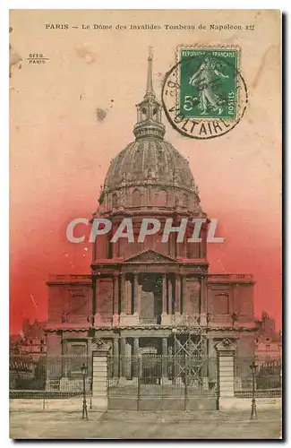 Cartes postales Paris Le Dome des Invalides Tombeau de Napoleon I