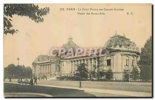 Cartes postales Paris Le Petit Palais des Champs Elysees Musee des Beaux Arts