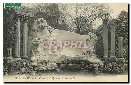 Ansichtskarte AK Paris Le monument d'Alfred de Musset