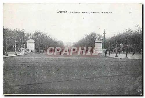 Cartes postales Paris Avenue des Champs Elysees