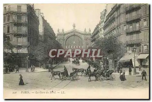 Cartes postales Paris La Gare du Nord