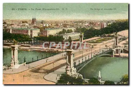 Cartes postales Paris Le Pont Alexandre III