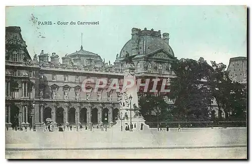 Ansichtskarte AK Paris Cour du Carrousel