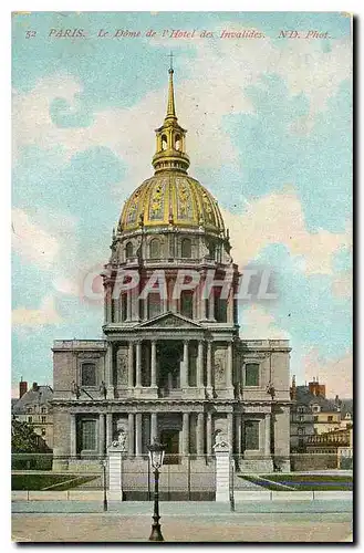 Cartes postales Paris Le Dome de l'Hotel des Invalides