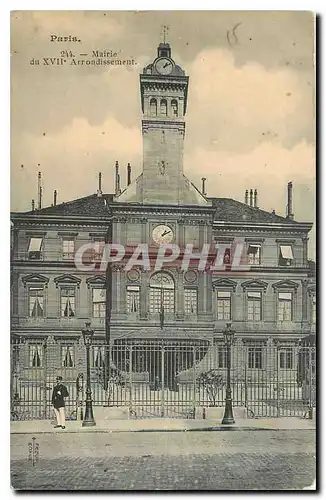 Cartes postales Paris Mairie du 17eme