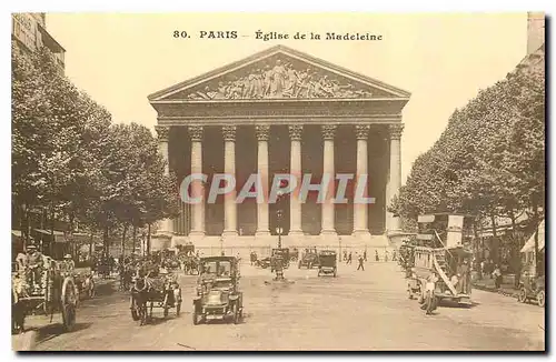 Cartes postales Paris Eglise de la Madeleine