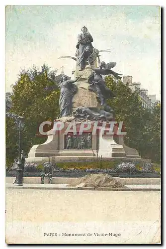 Cartes postales Paris Monument de Victor Hugo