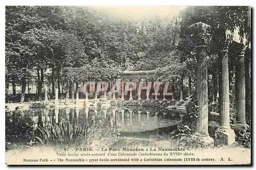 Ansichtskarte AK Paris Le Parc Monceau