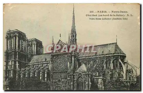 Ansichtskarte AK Paris Notre Dame Cote Sud