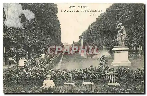 Cartes postales Paris L'Avenue de l'Observatoire