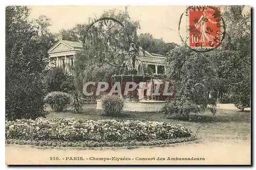 Cartes postales Paris Champs Elysees Concert des Ambassadeurs