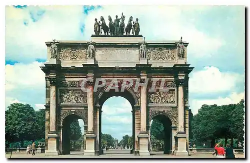 Ansichtskarte AK Paris et ses Merveilles Arc de Triomphe du Carrousel