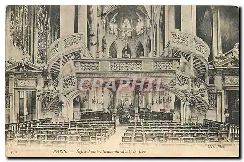 Ansichtskarte AK Paris Eglise Saint Etienne du Mont le Jube