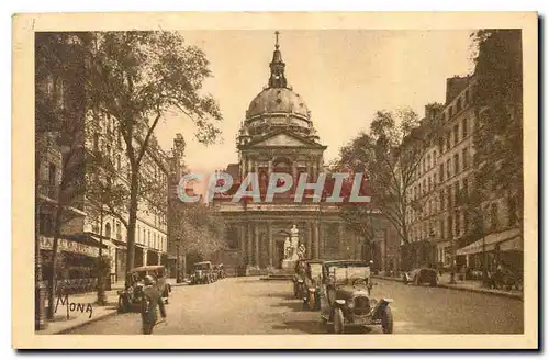 Cartes postales Les petits Tableaux de Paris La Place de la Sorbonne Automobile