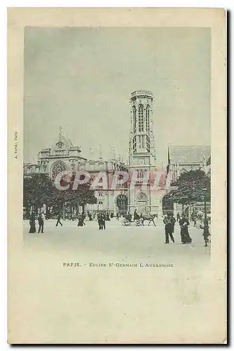 Cartes postales Paris Eglise St Germain L'Auxerrois