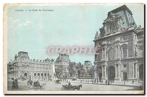 Cartes postales Paris la Cour de Carrousel