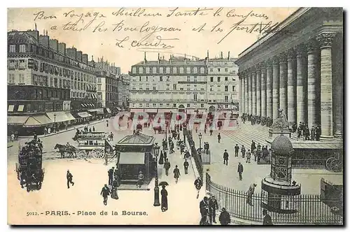 Cartes postales Paris Place de la Bourse