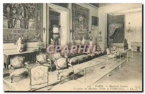 Cartes postales Paris Musee du Louvre Les Salles du Mobilier