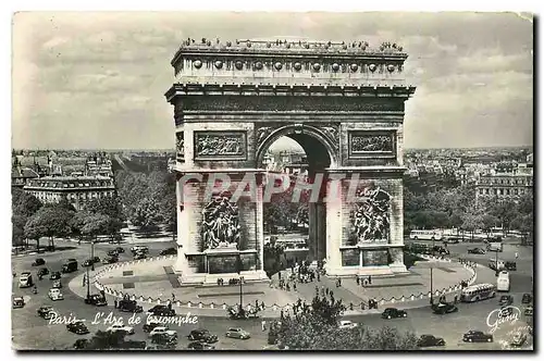 Cartes postales Paris Arc de Triomphe