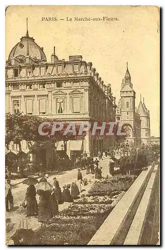 Cartes postales Paris Le Marche aux Fleurs