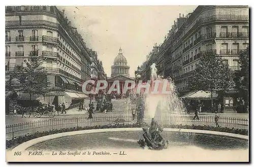 Cartes postales Paris La Rue Soufflot et le Pantheon