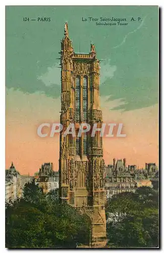 Cartes postales Paris La Tour Saint Jacques