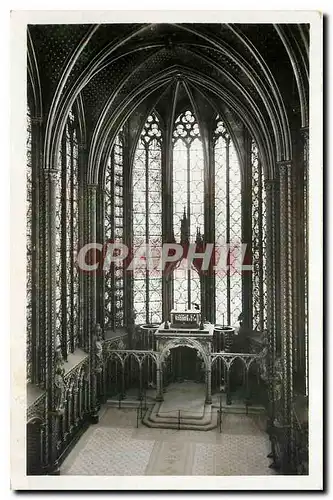 Cartes postales Paris La Sainte Chapelle Chapelle Haute Le choeur