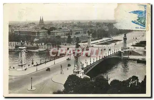 Ansichtskarte AK Paris en flanant Pont Alexandre III et Esplanade des Invalides